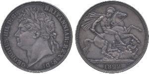 1 Crown United Kingdom of Great Britain and Ireland (1801-1922) Silver George IV (1762-1830)