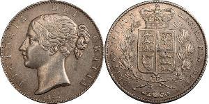 1 Crown United Kingdom of Great Britain and Ireland (1801-1922) Silver Victoria (1819 - 1901)