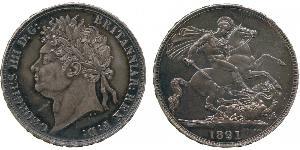 1 Crown United Kingdom of Great Britain and Ireland (1801-1922) Silver George IV (1762-1830)