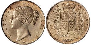 1 Crown United Kingdom of Great Britain and Ireland (1801-1922) Silver Victoria (1819 - 1901)