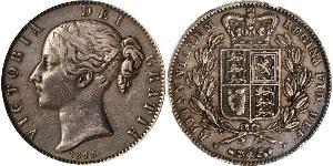 1 Crown United Kingdom of Great Britain and Ireland (1801-1922) Silver Victoria (1819 - 1901)