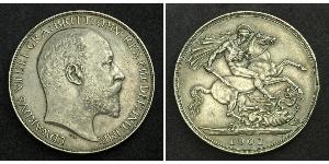 1 Crown United Kingdom of Great Britain and Ireland (1801-1922) Silver Edward VII (1841-1910)