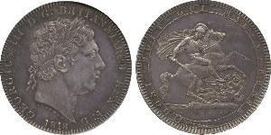 1 Crown United Kingdom of Great Britain and Ireland (1801-1922) Silver George III (1738-1820)