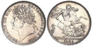 1 Crown United Kingdom of Great Britain and Ireland (1801-1922) Silver George IV (1762-1830)