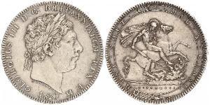 1 Crown United Kingdom of Great Britain and Ireland (1801-1922) Silver George III (1738-1820)