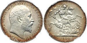 1 Crown United Kingdom of Great Britain and Ireland (1801-1922) Silver Edward VII (1841-1910)