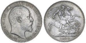 1 Crown United Kingdom of Great Britain and Ireland (1801-1922) Silver Edward VII (1841-1910)