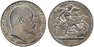 1 Crown United Kingdom of Great Britain and Ireland (1801-1922) Silver Edward VII (1841-1910)