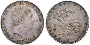 1 Crown United Kingdom of Great Britain and Ireland (1801-1922) Silver George III (1738-1820)