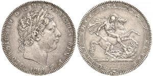 1 Crown United Kingdom of Great Britain and Ireland (1801-1922) Silver George III (1738-1820)