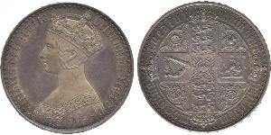 1 Crown United Kingdom of Great Britain and Ireland (1801-1922) Silver Victoria (1819 - 1901)