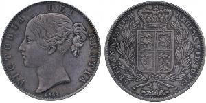 1 Crown United Kingdom of Great Britain and Ireland (1801-1922) Silver Victoria (1819 - 1901)