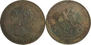 1 Crown United Kingdom of Great Britain and Ireland (1801-1922) Silver George III (1738-1820)