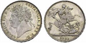 1 Crown United Kingdom of Great Britain and Ireland (1801-1922) Silver George IV (1762-1830)