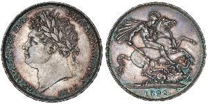 1 Crown United Kingdom of Great Britain and Ireland (1801-1922) Silver George IV (1762-1830)