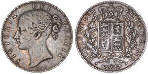 1 Crown United Kingdom of Great Britain and Ireland (1801-1922) Silver Victoria (1819 - 1901)