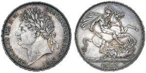 1 Crown United Kingdom of Great Britain and Ireland (1801-1922) Silver George IV (1762-1830)