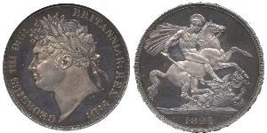 1 Crown United Kingdom of Great Britain and Ireland (1801-1922) Silver George IV (1762-1830)