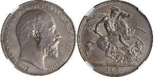 1 Crown United Kingdom of Great Britain and Ireland (1801-1922) Silver Edward VII (1841-1910)