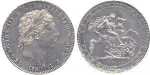 1 Crown United Kingdom of Great Britain and Ireland (1801-1922) Silver George III (1738-1820)