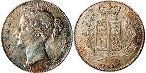 1 Crown United Kingdom of Great Britain and Ireland (1801-1922) Silver Victoria (1819 - 1901)