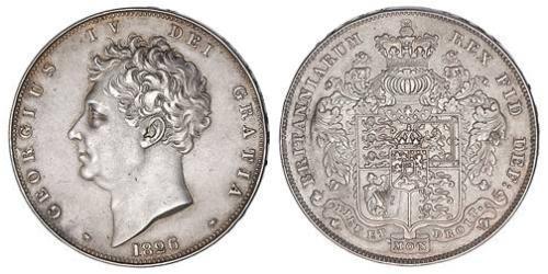 1 Crown United Kingdom of Great Britain and Ireland (1801-1922) Silver George IV (1762-1830)