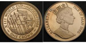 1 Crown Isle of Man  