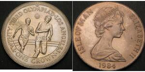 1 Crown Île de Man  Elizabeth II (1926-2022)