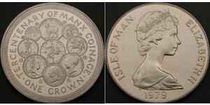 1 Crown Île de Man  Elizabeth II (1926-2022)