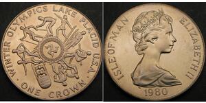 1 Crown 曼島  伊丽莎白二世 (1926-2022)