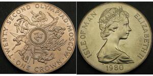 1 Crown 曼島  伊丽莎白二世 (1926-2022)