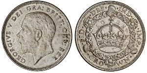 1 Crown United Kingdom (1922-) 銀 乔治五世  (1865-1936)