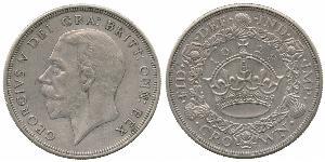 1 Crown United Kingdom (1922-) 銀 乔治五世  (1865-1936)