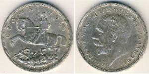 1 Crown United Kingdom (1922-) 銀 乔治五世  (1865-1936)
