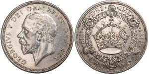 1 Crown United Kingdom (1922-) 銀 乔治五世  (1865-1936)