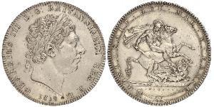 1 Crown 大不列颠及爱尔兰联合王国 (1801 - 1922) 銀 喬治三世 (1738-1820)