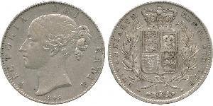 1 Crown 大不列颠及爱尔兰联合王国 (1801 - 1922) 銀 维多利亚 (英国君主)