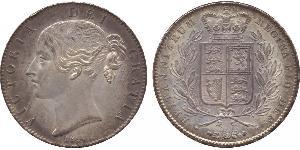 1 Crown 大不列颠及爱尔兰联合王国 (1801 - 1922) 銀 维多利亚 (英国君主)