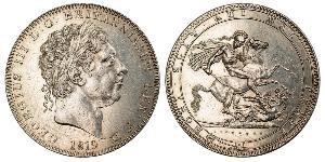 1 Crown 大不列颠及爱尔兰联合王国 (1801 - 1922) 銀 喬治三世 (1738-1820)