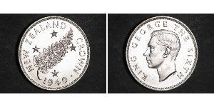 1 Crown 新西兰 銀 乔治六世 (1895-1952)