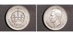 1 Crown 澳大利亚 銀 乔治六世 (1895-1952)
