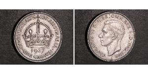 1 Crown 澳大利亚 銀 乔治六世 (1895-1952)