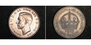 1 Crown 澳大利亚 銀 乔治六世 (1895-1952)