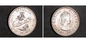 1 Crown 百慕大 銀 伊丽莎白二世 (1926-2022)