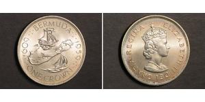 1 Crown 百慕大 銀 伊丽莎白二世 (1926-2022)