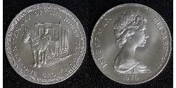 1 Crown 曼島 镍/銅 伊丽莎白二世 (1926-2022)