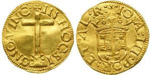 1 Cruzado  Regno del Portogallo (1139-1910) Oro John III of Portugal (1502-1557)