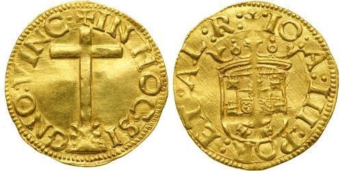 1 Cruzado  Regno del Portogallo (1139-1910) Oro John III of Portugal (1502-1557)