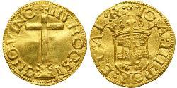 1 Cruzado  Reino de Portugal (1139-1910) Oro John III of Portugal (1502-1557)