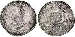 1 Daalder Royaume des Pays-Bas (1815 - ) Argent Philippe II d